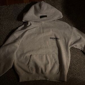 Fear of God Gray Hoodie Minimalist Design